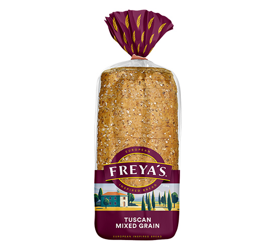 Freyas Mixed Grain Toast 750g